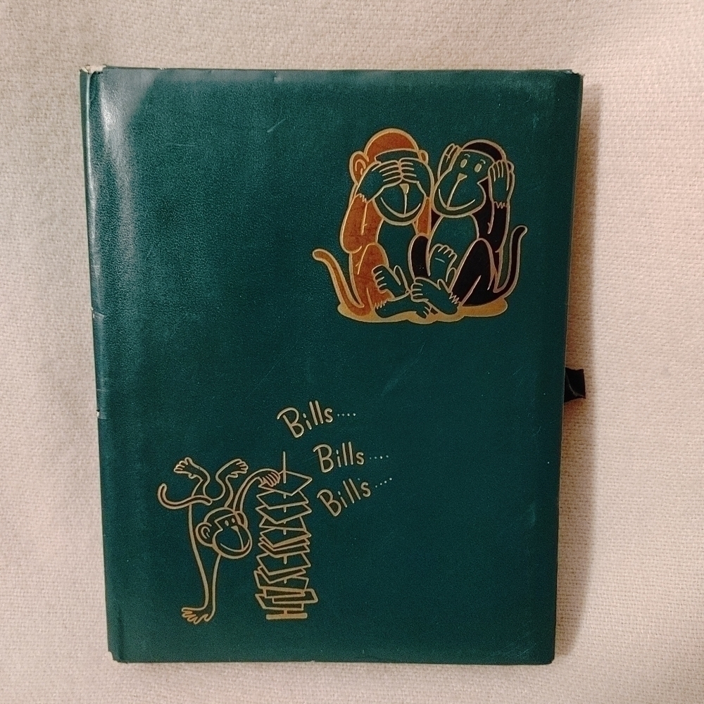 𝅺vintage Accordion Bill/Alphabetical Organizer